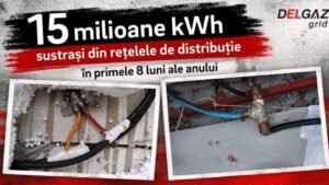 Peste 1.000 de cazuri de furt de energie în acest an, în centrul și nordul țării