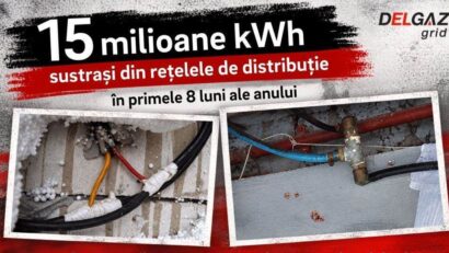 Peste 1.000 de cazuri de furt de energie în acest an, în centrul și nordul țării