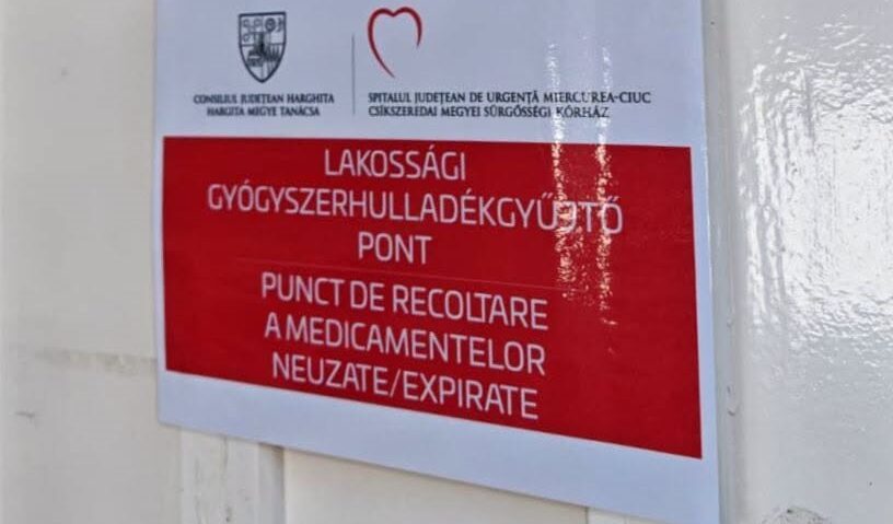 Miercurea-Ciuc: Peste 800 de kilograme de medicamente expirate au fost aduse de populaţie la Spitalul Judeţean de Urgenţă