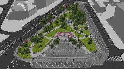 Parcul Mihai Eminescu din Târgu Mureș va fi reamenajat