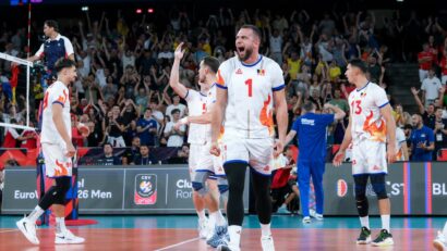 România, victorie uriaşă în faţa campioanei olimpice la volei