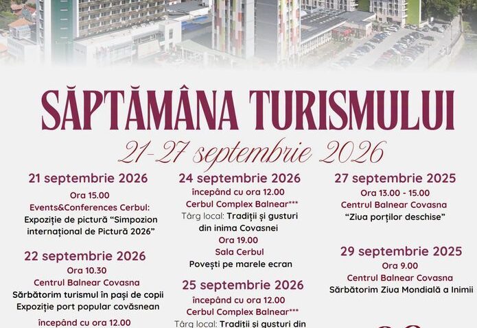 Ziua Mondială a Turismului, sărbătorită în stațiunea Covasna