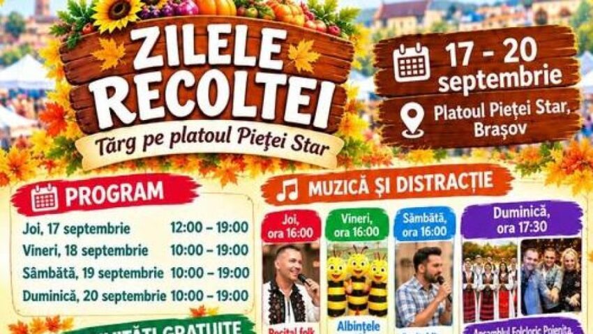 „Zilele Recoltei”, la Brașov