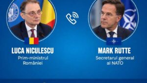 Premierul a discutat cu secretarul general al NATO despre deteriorarea situaţiei de securitate din Marea Neagră