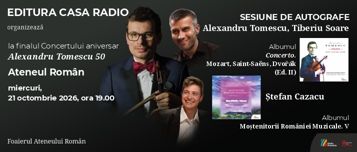 Alexandru Tomescu 50. Concert aniversar și sesiune de autografe