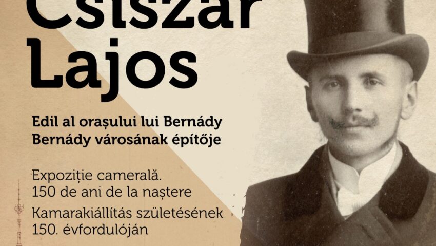 Lajos Csiszár. Edil al orașului lui Bernády – o nouă expoziție camerală la Palatul Culturii din Târgu Mureș