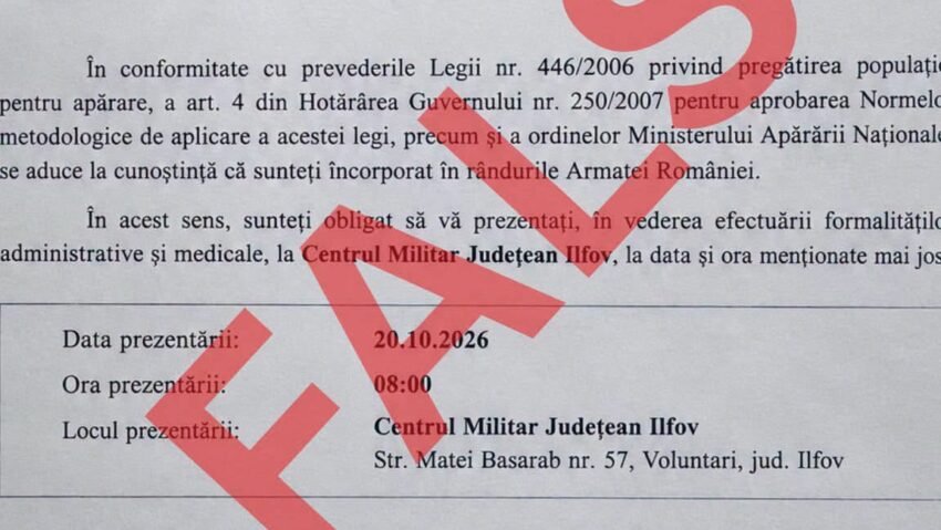 MApN demontează o campanie de dezinformare