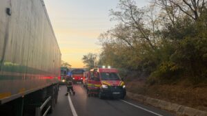 Accident cu 18 persoane implicate, în județul Mureș
