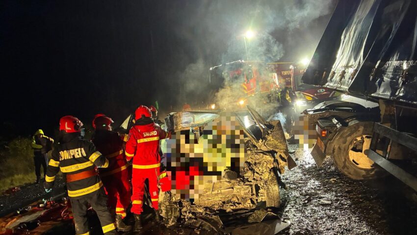 Mureș: Accident cu un mort și un rănit grav, la Saschiz