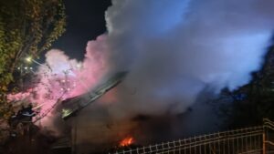 Trei locuințe cuprinse de incendiu la Gălăuțaș, Harghita