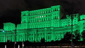 Palatul Parlamentului va fi iluminat în verde mâine, de Ziua Mondială a Sănătăţii Mintale