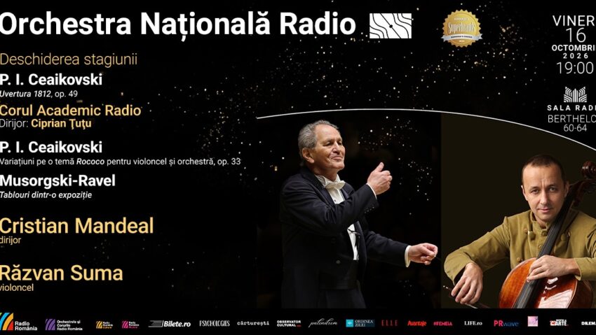 Cristian Mandeal deschide stagiunea 98 a Orchestrei Naționale Radio