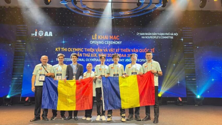Trei medalii de aur şi două de argint pentru elevii români la a 19-a ediţie a Olimpiadei Internaţionale de Astronomie şi Astrofizică