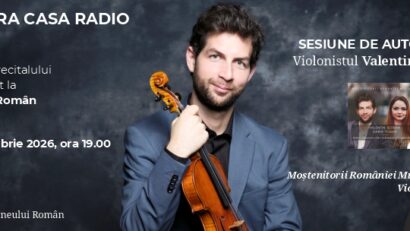 Autografe cu violonistul Valentin Șerban la Ateneul Român