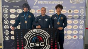 Luptătorii de la ACS BSG Tg.Mureş, pe podiumul balcanic