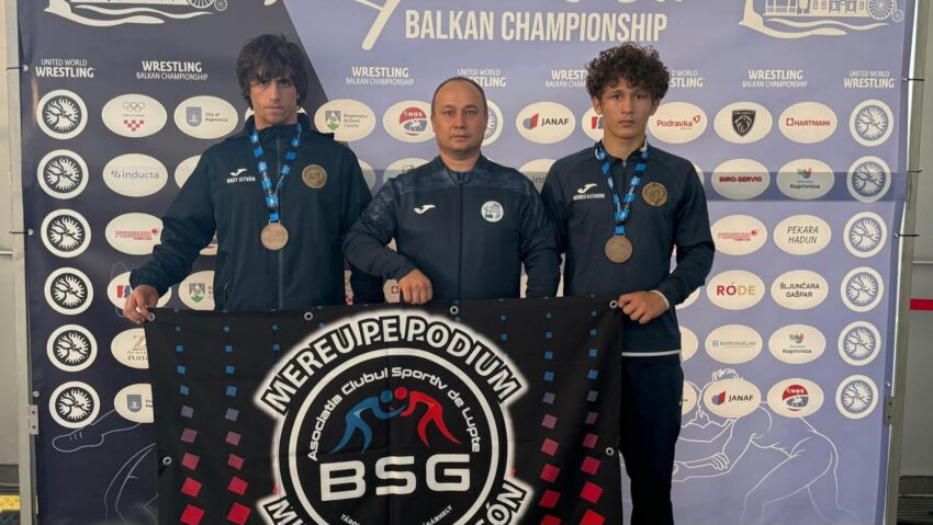 Luptătorii de la ACS BSG Tg.Mureş, pe podiumul balcanic