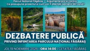 Dezbatere publică pe marginea înfiinţării unui parc naţional în Munţii Făgăraş
