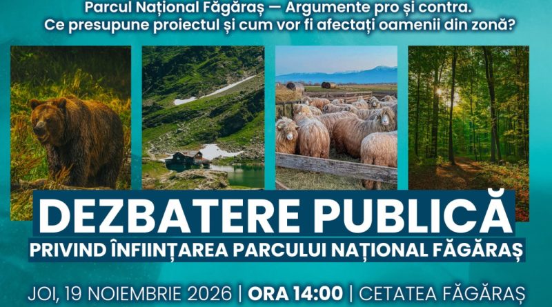 Dezbatere publică pe marginea înfiinţării unui parc naţional în Munţii Făgăraş