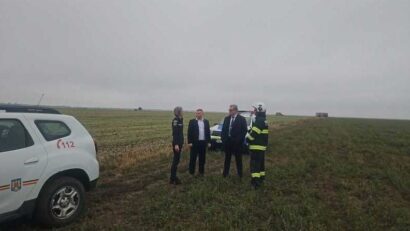 O dronă prăbuşită a fost găsită în județul Buzău