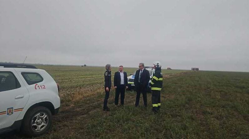 O dronă prăbuşită a fost găsită în județul Buzău
