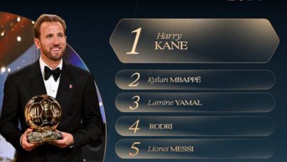 Harry Kane a câştigat Balonul de Aur
