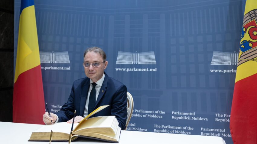 Luca Niculescu, primit de preşedintele Republicii Moldova, Maia Sandu