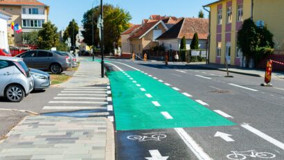 Noi tronsoane și conexiuni pentru pistele de biciclete din Sfântu Gheorghe