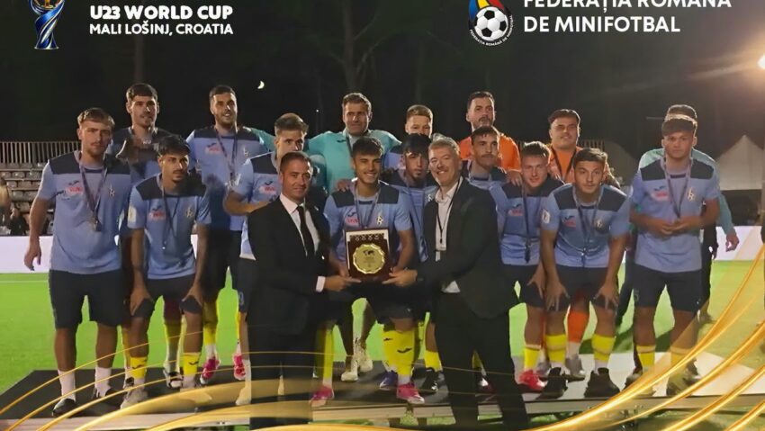 România, argint la Cupa Mondială de minifotbal U23
