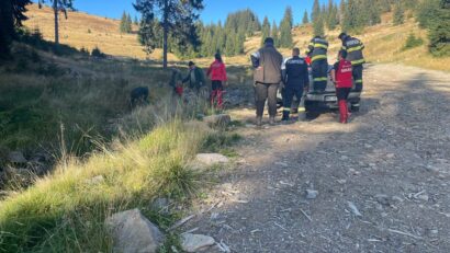 Focare de incendiu în Rezervația Scaunul Domnului